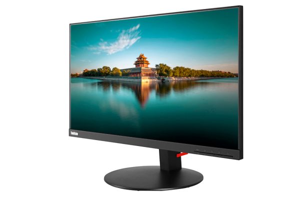 OUTLET: Lenovo ThinkVision Monitor S24Q-10 - 23.8" QHD 2560 x 1440 pixels - IPS 99% sRGB - Inkl Strøm og DisplayPort kabel - Guld stand