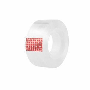 Tape klar 18mm x 30meter til tape disp. - pakke med 8 styk