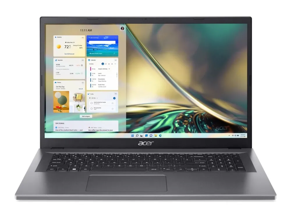 Acer Aspire 3 17 A317-55P - Intel Core i3 - N305 / op til 3.8 GHz - Win 11 Home - UHD Graphics - 8 GB RAM - 512 GB SSD - 17.3" IPS 1920 x 1080 (Full HD) - Wi-Fi 5 - stålgrå - kbd: Nordisk