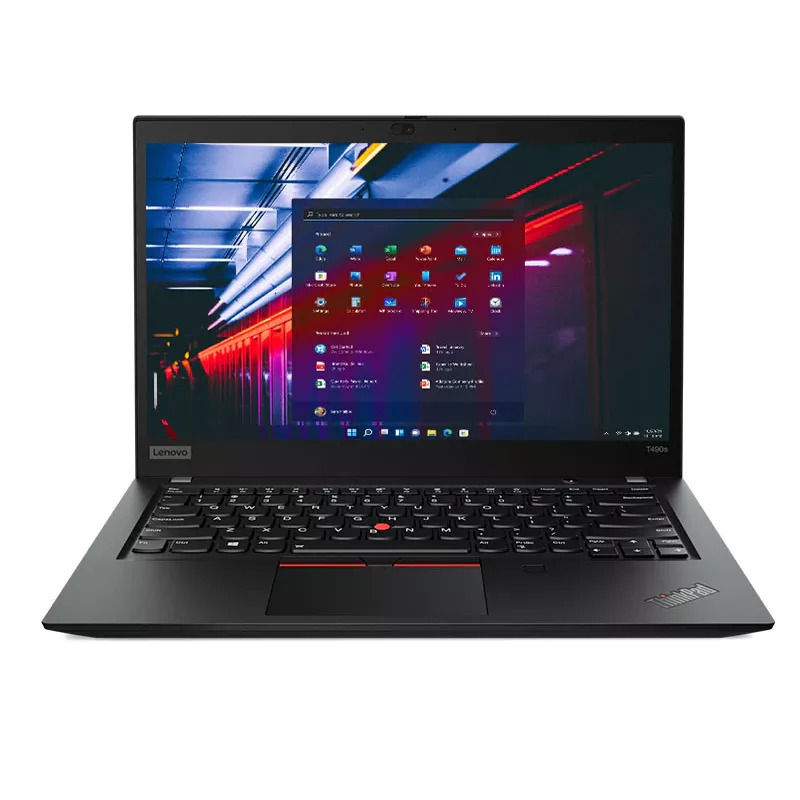 Lenovo ThinkPad T490s - 14" Full-HD - i5-8365U - 8GB RAM - 256GB SSD - Windows 11 Pro - Sølv stand