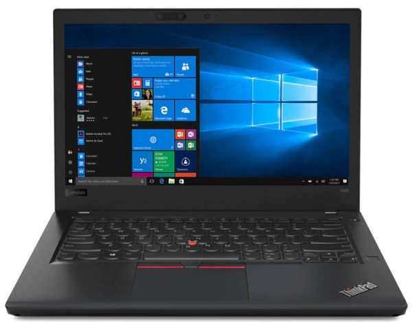 Lenovo ThinkPad T480 | i7-8550U 1.8Ghz / 16GB RAM / 256GB NVME | 14" Full-HD Nvidia MX150 / Sølv stand