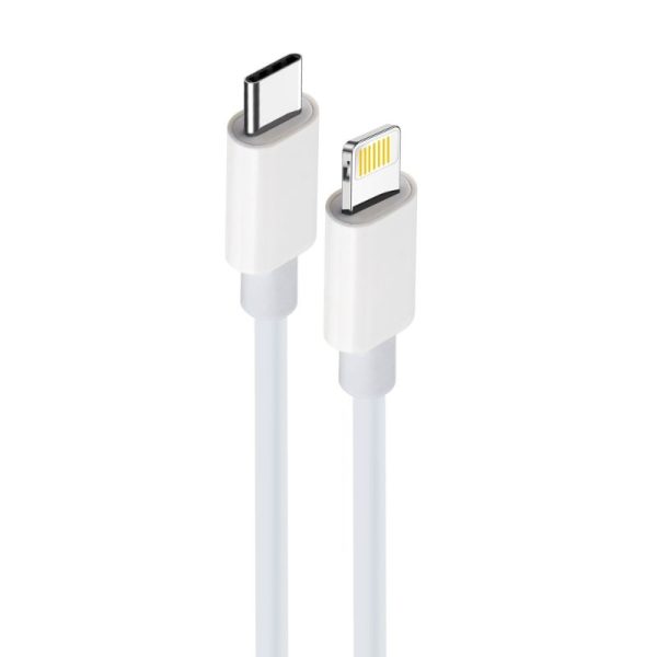 maXlife 1m 20W USB-C - Lightning Kabel - Hvid