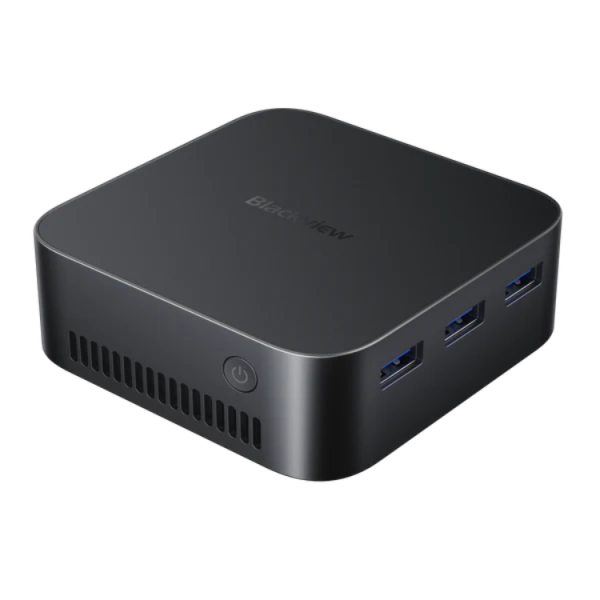 OUTLET: BlackView MP80 Mini PC 2x Gigabit Netværk, 3x HDMI - Celeron N97 Processor - 16GB RAM - 512GB SSD - Dual-Band Wi-Fi - Windows 11 Pro