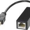 Deltaco Netværksadapter med internt flash-hukommelse, Gigabit, 1xRJ45, 1xUSB3.0 Type A han, sort