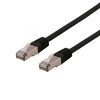 Deltaco SFTP-615SH netværkskabel Sort 15 m Cat6 S/FTP (S-STP)