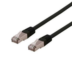 Deltaco SFTP-615SH netværkskabel Sort 15 m Cat6 S/FTP (S-STP)