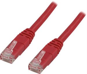 Deltaco TP-625R netværkskabel Rød 25 m Cat6 U/UTP (UTP)