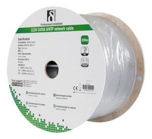Deltaco TP-55 netværkskabel Grå 305 m Cat6a U/FTP (STP)
