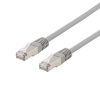 Deltaco S/FTP Cat6 Netværkskabel, 15m, 250MHz, Delta-certifieret, LSZH, grå