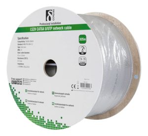 Deltaco TP-57 netværkskabel Grå 305 m Cat6a U/UTP (UTP)