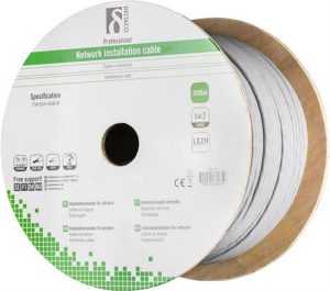 Deltaco TP-71 netværkskabel Grå 305 m Cat7 S/FTP (S-STP)