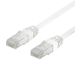 Deltaco TP-603V-50P netværkskabel Hvid 0,3 m Cat6 U/UTP (UTP)