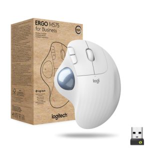Logitech 910-006438 mus Kontor Højre hånd RF trådløs + Bluetooth Trackball 2000 dpi
