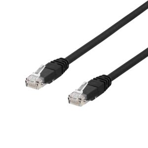 Deltaco TP-620SAU netværkskabel Sort 20 m Cat6a U/UTP (UTP)