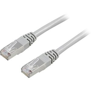 Deltaco FTP Cat5e - 50m netværkskabel Grå
