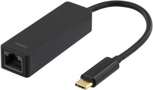 Deltaco USBC-GIGA netværkskort Ethernet 1000 Mbit/s