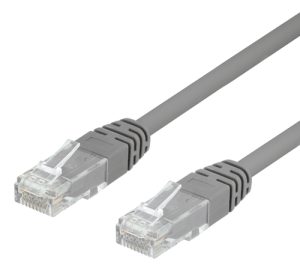 Deltaco TP-630 netværkskabel Grå 30 m Cat6 U/UTP (UTP)