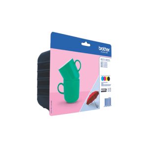 Brother LC-227XLVALBP blækpatron 4 stk Original Sort, Blå, Magenta, Gul