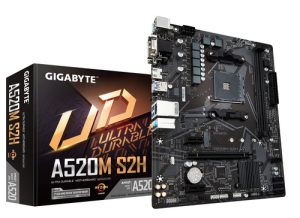 GIGABYTE A520M S2H bundkort AMD A520 Stik AM4 micro ATX