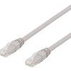 Deltaco U/UTP Cat6A patch cable, 35m, 500MHz, Delta, LSZH, grey