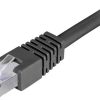 Deltaco F/UTP Cat6 patch cable, 50m, 250MHz, Delta, LSZH, black