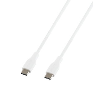 USB-C - C, 2m, USB 2.0, white braided, SPR 3A/60W