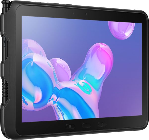 Samsung Galaxy Tab Active Pro 10,1" 64GB 4G - Sort - Inkl. oplader og kabel - Guld stand