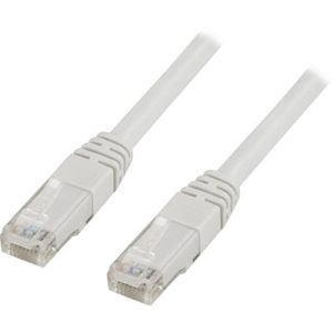 Deltaco TP-625V netværkskabel Hvid 25 m Cat6