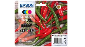 Epson 503XL blækpatron 4 stk Original Højt (XL) udbytte Sort, Blå, Magenta, Gul