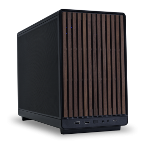 Lian Li DAN cases A3-mATX Wood edition (Walnut) - Kabinet - Minitower - Sort