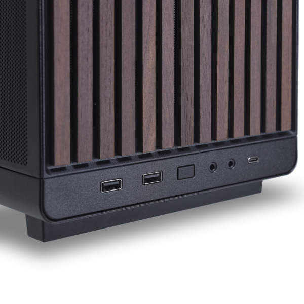 Lian Li DAN cases A3-mATX Wood edition (Walnut) - Kabinet - Minitower - Sort - Image 5