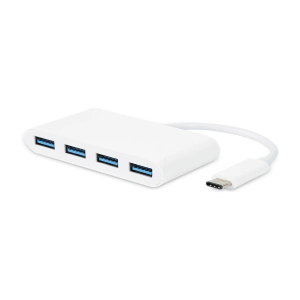 QNECT Adapter USB 3.1 Type-C male - USB 3.0*4 USB Hub