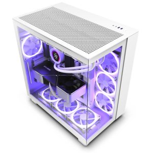 NZXT H9 All white Midi Tower Hvid
