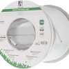 Deltaco F/UTP installationskabel, LSZH, Cat6, 100m rulle, 250MHz, Delta-certificeret, hvid