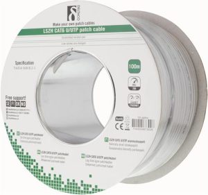 Deltaco TP-48PH netværkskabel Grå 100 m Cat6 U/UTP (UTP)