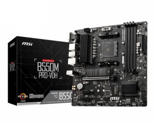 MSI B550M PRO-VDH bundkort AMD B550 Stik AM4 micro ATX