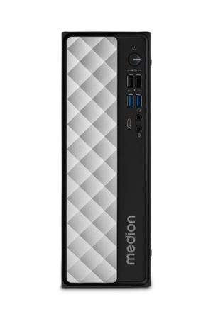 MEDION AKOYA T80 Intel® Core™ i5 i5-12450H 8 GB DDR4-SDRAM 512 GB SSD Windows 11 Home Mini PC Sort