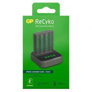 ReCyko Speed Charger w/4xAA 2600mAh