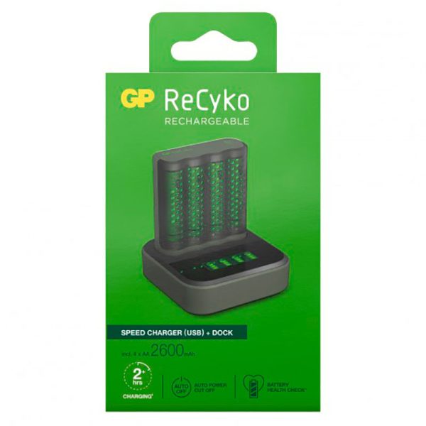 ReCyko Speed Charger w/4xAA 2600mAh