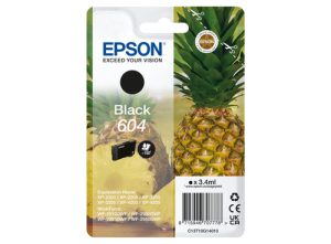 Epson 604 blækpatron 1 stk Original Standard udbytte Sort