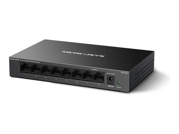 Mercusys MS108GS V1 Switch 8-porte Gigabit Ethernet - Metal