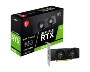 MSI GEFORCE RTX 3050 LP 6G OC grafikkort NVIDIA 6 GB GDDR6