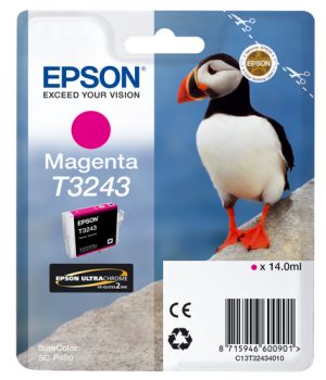 Epson T3243 blækpatron 1 stk Original Magenta
