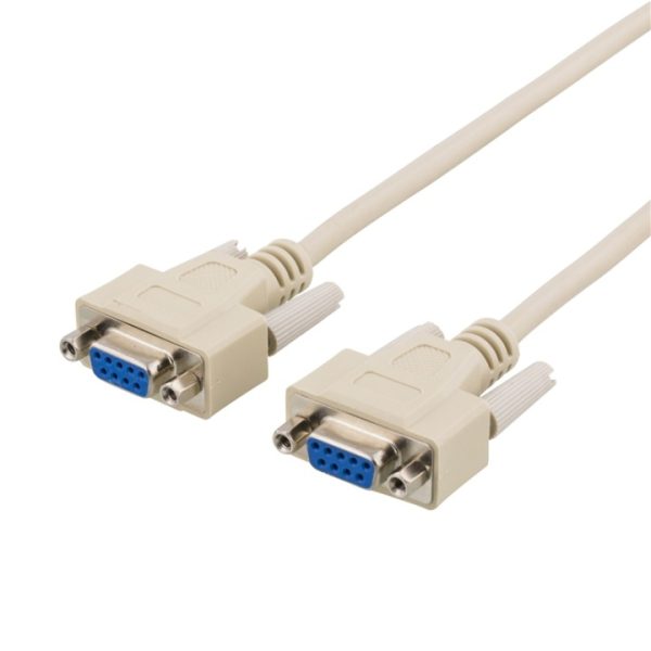 Seriel Null modem kabel DB9 hun-hun 3m