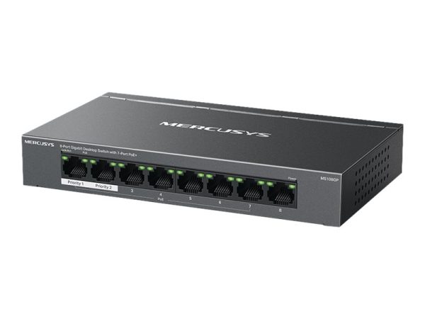 Mercusys MS108GP V1 - Gigabit Switch - 8 x 10/100/1000 (7 PoE+)