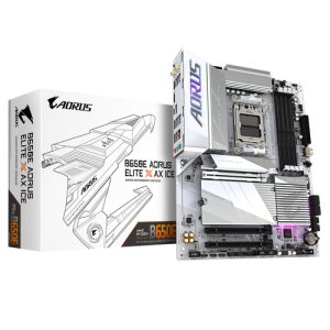 GIGABYTE B650E AORUS ELITE X AX ICE AMD B650 Sokkel AM5 ATX