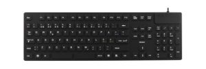 Deltaco TB-501 tastatur Universel USB + PS/2 Sort