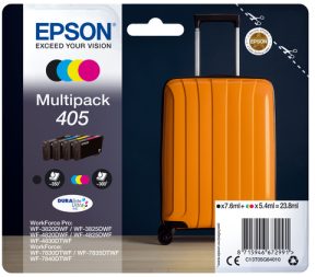 Epson 405 blækpatron 1 stk Original Standard udbytte Sort, Blå, Magenta, Gul