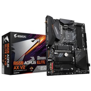 GIGABYTE B550 AORUS ELITE AX V2 bundkort AMD B550 Stik AM4 ATX