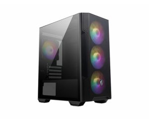 MSI MAG FORGE M100R computeretui Midi Tower Sort, Transparent